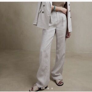 Banana Republic Tan Wide Leg Pants
